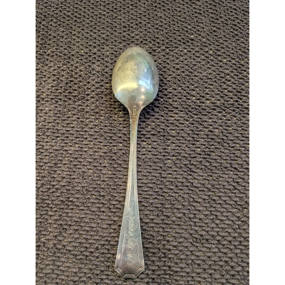 Vintage Gorham Fairfax Sterling Teaspoon – Rare Dated 1900-25-8-8 Heirloom